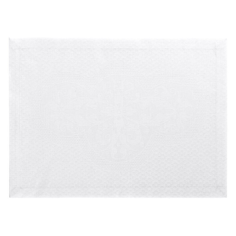 Placemat Évasion Céleste White 50x36 100% linen, , hi-res image number 2