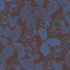 Napkin Sulawesi Fleurs Blue 50x50 100% cotton, , hi-res image number 2