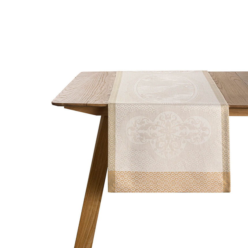 Runner &Eacute;vasion C&eacute;leste Beige 50x150 100% linen, , hi-res image number 0