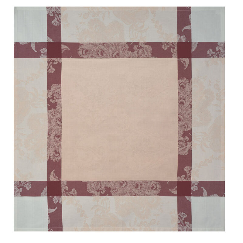 Tablecloth À la Française Pink 175x175 100% cotton, , hi-res image number 3