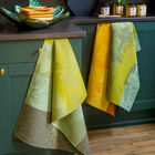 Tea towel Miel de Fleurs Green 60x80 100% cotton, , hi-res image number 0