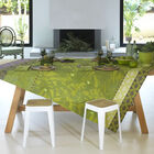 Coated tablecloth Bahia Green 175x175 Cotton / 1% Poliestere, , hi-res image number 0