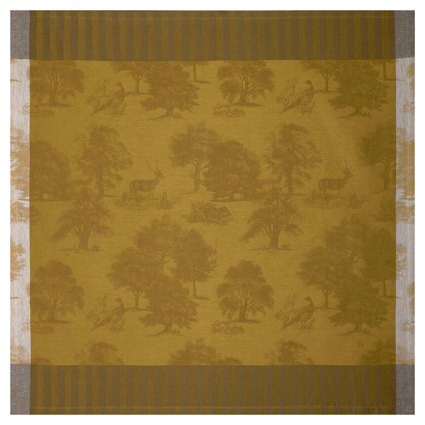 Tablecloth Souveraine  Gold &Oslash;175 100% linen, , hi-res image number 3