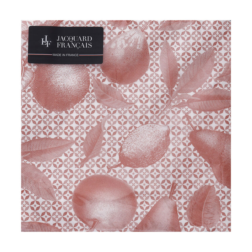 Paper napkin Arri&egrave;re-pays Pink 40x40 100% cotton, , hi-res image number 2