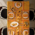 Tablecloth Manor lane Orange 175x175 100% cotton, , hi-res image number 0