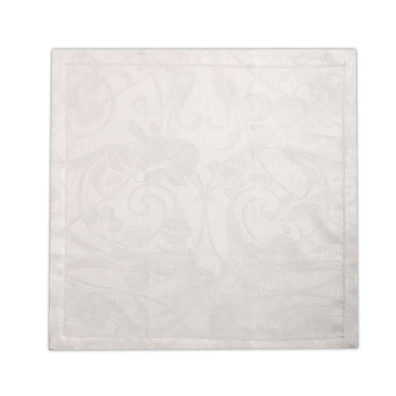 Cocktail napking Tivoli White 17x17 100% linen, , hi-res image number 0