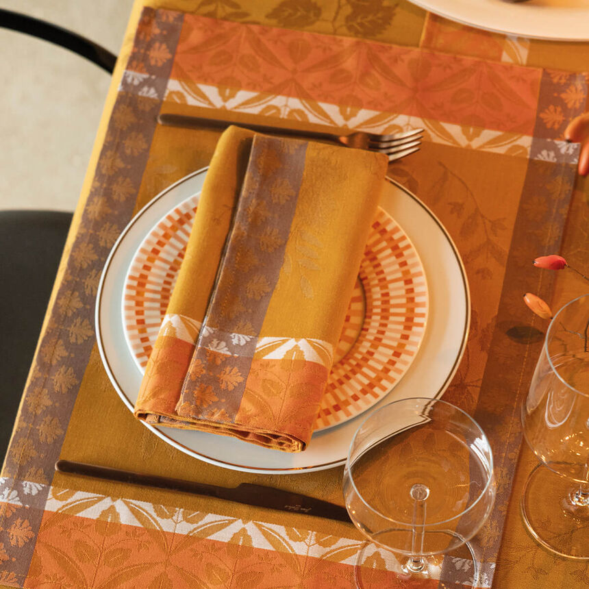 Napkin Manor lane Orange 50x50 100% cotton, , hi-res image number 2