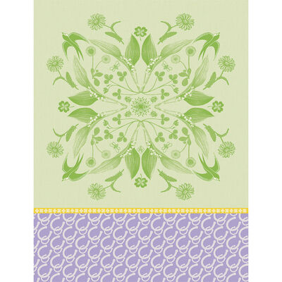 Tea towel Porte bonheur Cotton
