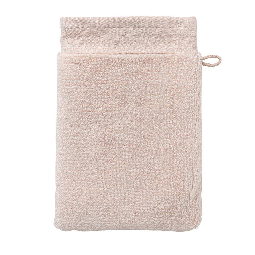 Wash mitt Caresse Pink 15x22 100% cotton, , hi-res image number 0