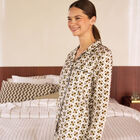 Pajamas Savile row Square Beige L 100% cotton, , hi-res image number 3