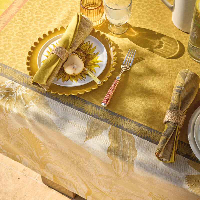 Napkin Sinharâja Yellow 50x50 100% cotton, , hi-res image number 2