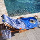 Beach towel Palmeraie Blue 100x200 100% cotton, , hi-res image number 2