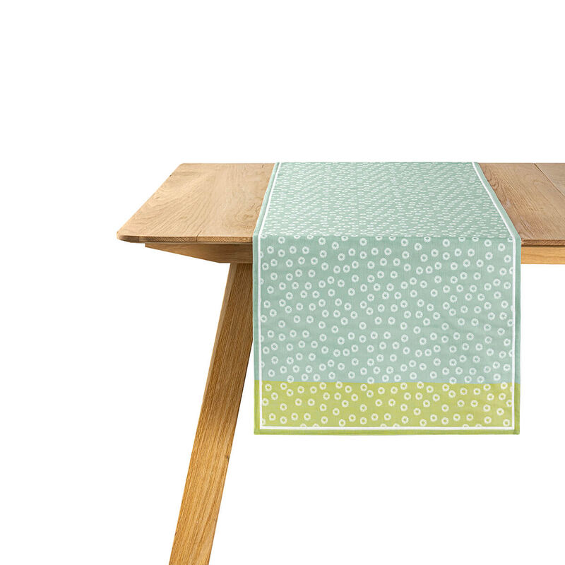 Runner Wagara Green 50x150 100% cotton, , hi-res image number 0