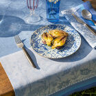 Runner Instant Bucolique Blue 50x150 100% linen, , hi-res image number 1