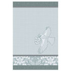 Hand towel Poésie d'hiver Blue 54x38 100% cotton, , hi-res image number 1