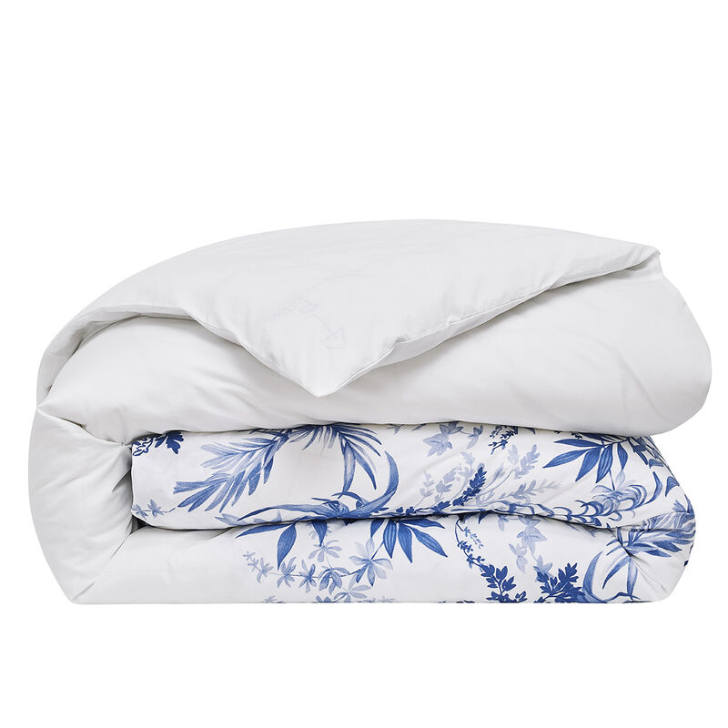 Duvet cover Jardin d'eden  Blue 135X200 100% cotton, , hi-res image number 1