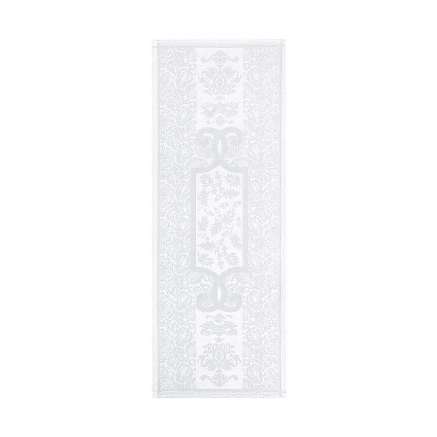 Runner Siena Blanc White 55x150 100% cotton, , hi-res image number 0