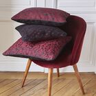 Cushion cover Estampe Plum 40x40 44%Viscose/ 38%Cotton/ 12%Polyester/ 6%Linen, , hi-res image number 1