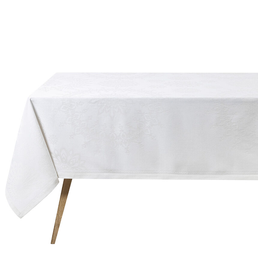 Tablecloth Lumi&egrave;res d'&eacute;toiles Diamant  White 166x175 85% Cotton, 11% Viscose, 4% Polyester, , hi-res image number 4