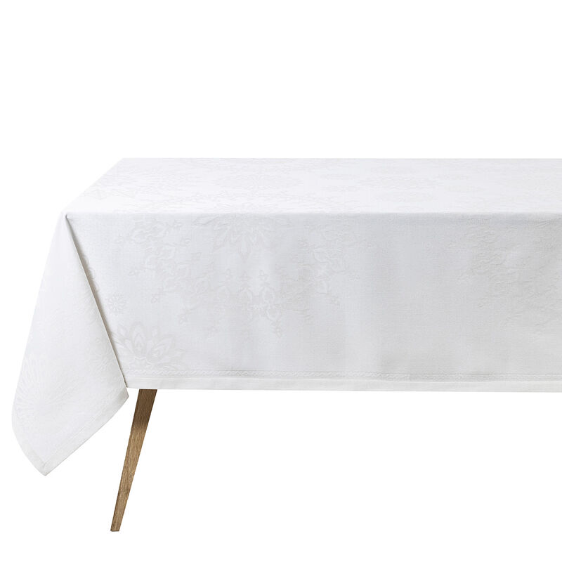 Tablecloth Lumières d'étoiles Diamant  White 166x175 85% Cotton, 11% Viscose, 4% Polyester, , hi-res image number 4