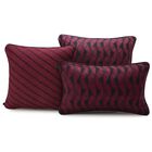 Cushion cover Prisme Plum 50x50 93% Cotton/ 7% Polyester, , hi-res image number 2