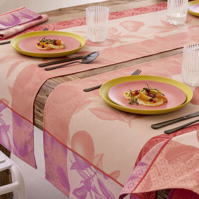 Runner Arri&egrave;re-pays Pink 50x150 100% cotton