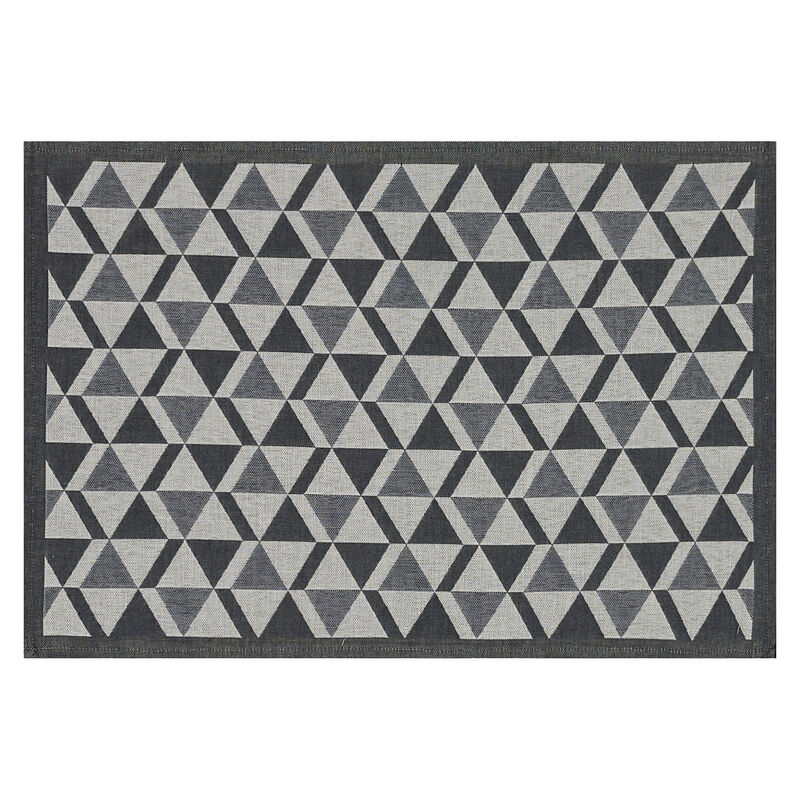 Coated placemat Bistro marcel Grey 50x36 100% cotton, , hi-res image number 0