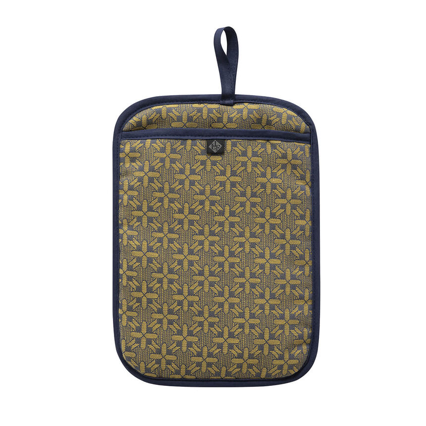 Pot mitt Festin Blue 27x20 100% cotton, , hi-res image number 0