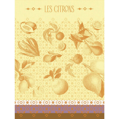 Tea towel La beaut&eacute; du zeste Cotton