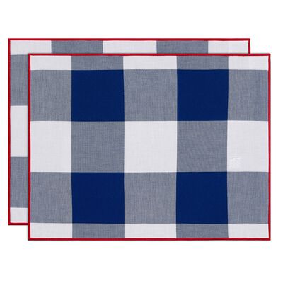 Box Set 2 Placemats Elysée Tricolor 48x36 100% cotton,  Box Set 2 Placemats Elysée Tricolor 48x36 100% cotton