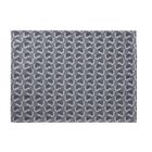 Coated placemat Empreintes Pois Blue 50x36 100% cotton, , hi-res image number 1