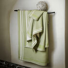 Bath towel Duetto Green 70x140 100% cotton, , hi-res image number 2