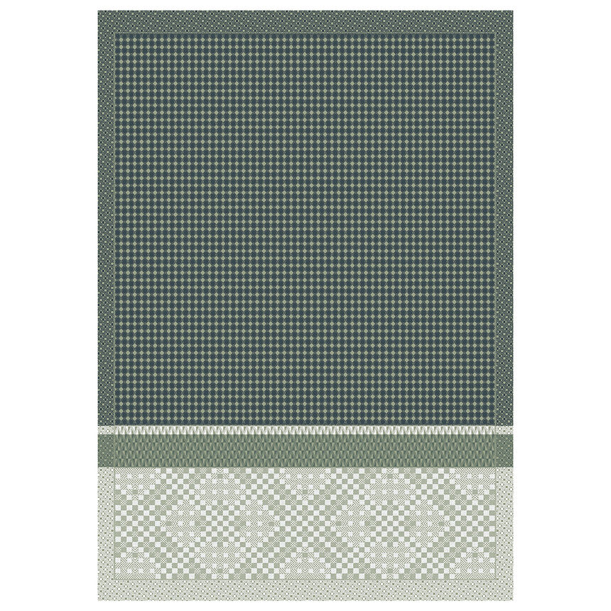 Hand towel Essentiel Graphique Green 54x38 100% cotton, , hi-res image number 0