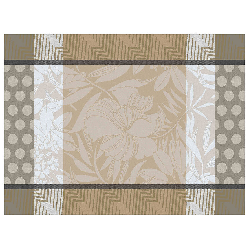Placemat Nature Urbaine Beige 50x36 100% cotton, , hi-res image number 0