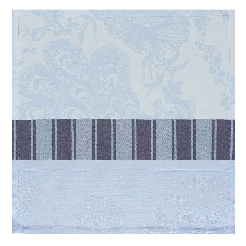 Napkin &Agrave; la Fran&ccedil;aise Blue 55x55 100% cotton, , hi-res image number 0