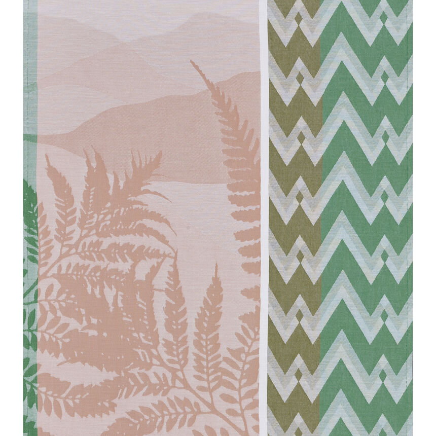 Tea towel La Vie en Vosges Pink 60x80 100% cotton, , hi-res image number 1