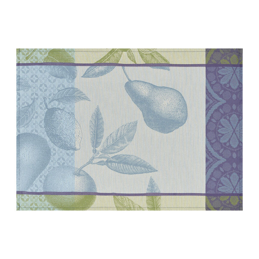 Coated placemat Arri&egrave;re-pays Coated Blue 50x36 100% cotton, , hi-res image number 1