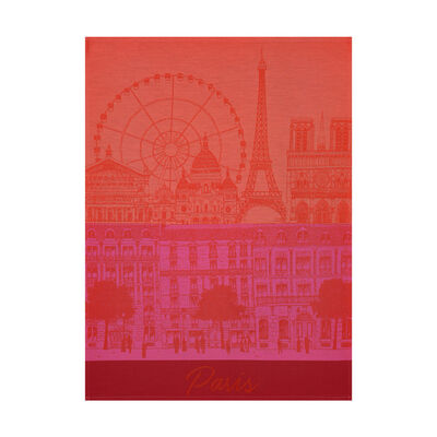 Tea towel Paris panorama Cotton,  Tea towel Paris panorama Cotton