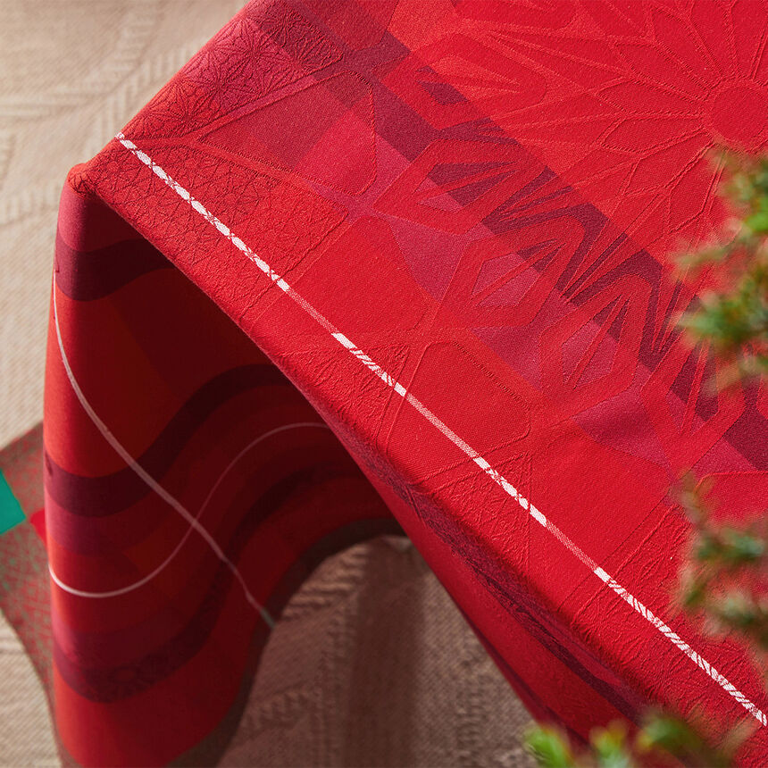 Small square Hiver en Ecosse Kilt 120x120 100% cotton, , hi-res image number 2