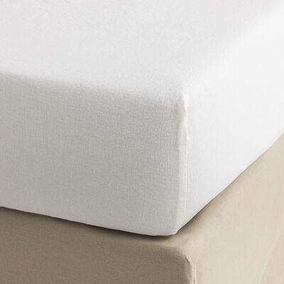 Fitted sheet Nuances Cotton, Linen,  Fitted sheet Nuances Cotton, Linen