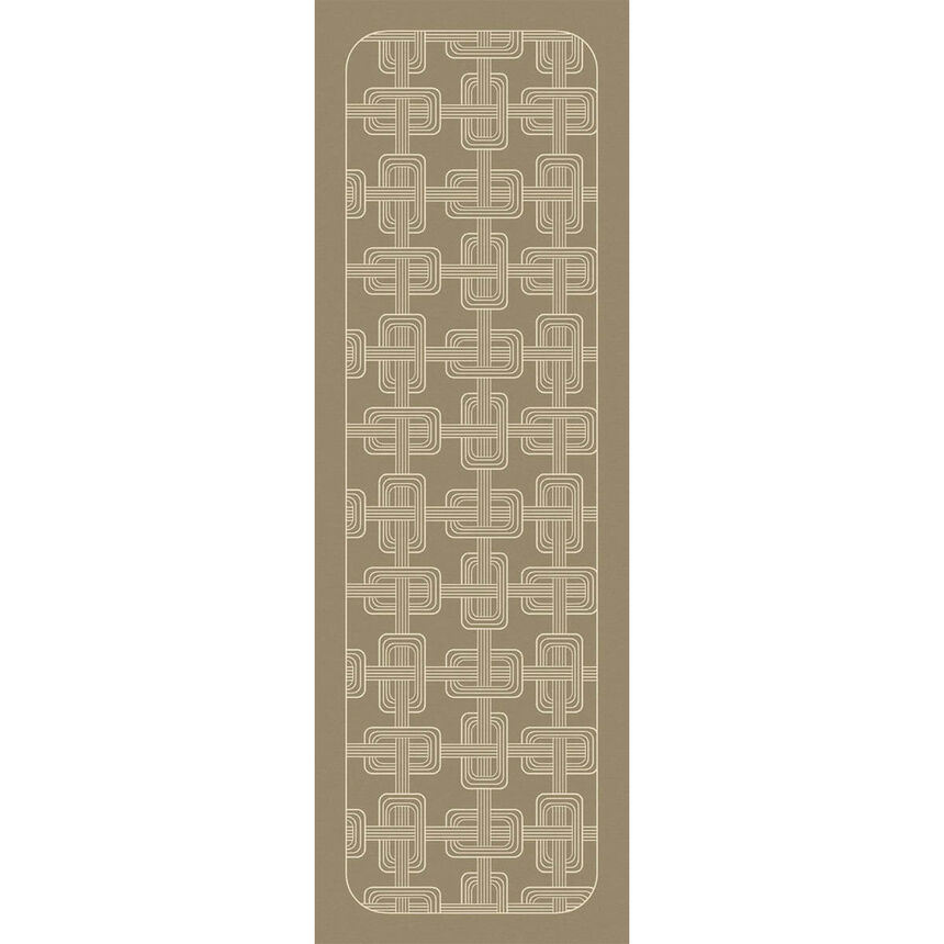 Runner H&ocirc;tel particulier Green 50x150 100% linen, , hi-res image number 0