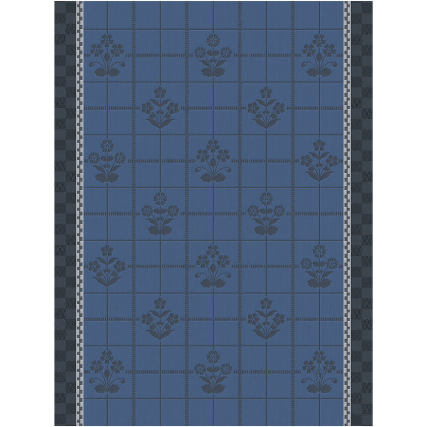 Tea towel Lulu Luce Blue 60x80 100% cotton, , hi-res image number 0
