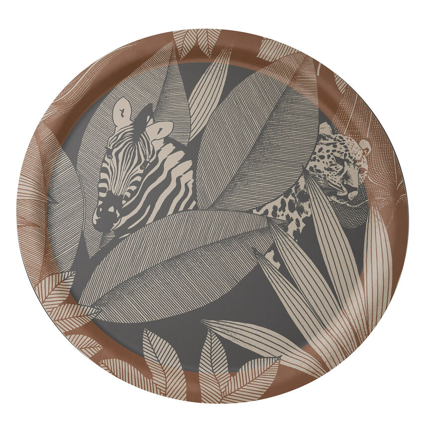 Tray Nature Sauvge Grey &Oslash;49 Wood / 100% birch, , hi-res image number 1