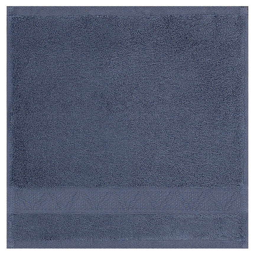 Washcloth Caresse Orient blue 30x30 100% cotton, , hi-res image number 0