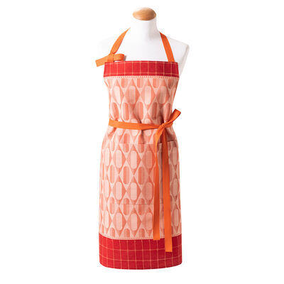 Apron Pâtisseries Françaises Pink 80x96 100% cotton,  Apron Pâtisseries Françaises Pink 80x96 100% cotton