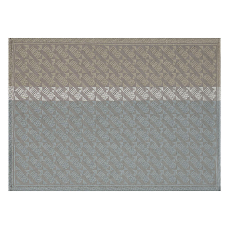 Coated placemat Veine Graphique Grey 50x36 100% cotton, , hi-res image number 1