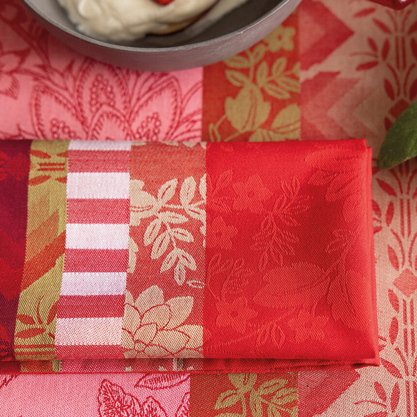 Napkin Gipsy Red 50x50 100% cotton, , hi-res image number 3