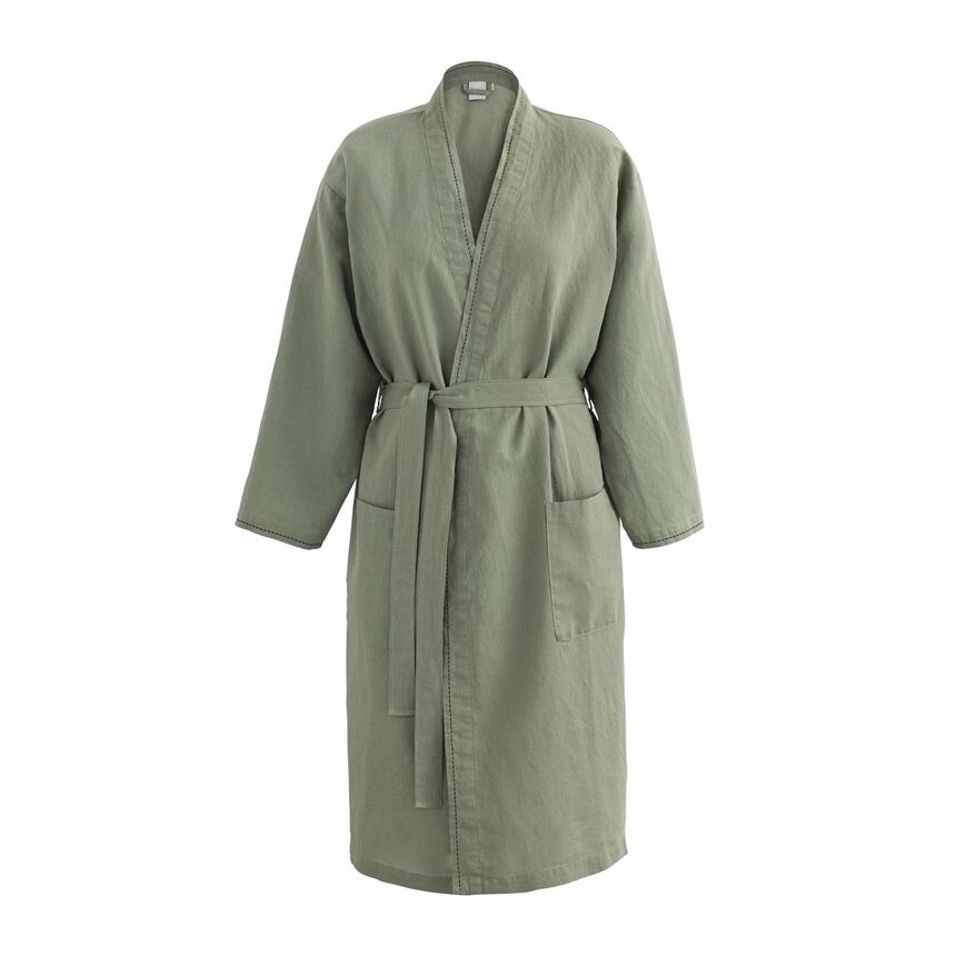 Kimono Nuances Green XS/S 50% cotton - 50 % linen, , hi-res image number 0