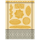 Tea towel Ronde des pains Yellow 60x80 100% cotton, , hi-res image number 1