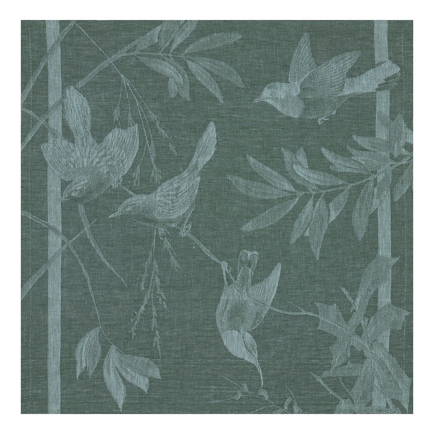 Napkin Voli&egrave;re Green 58x58 100% linen, , hi-res image number 0